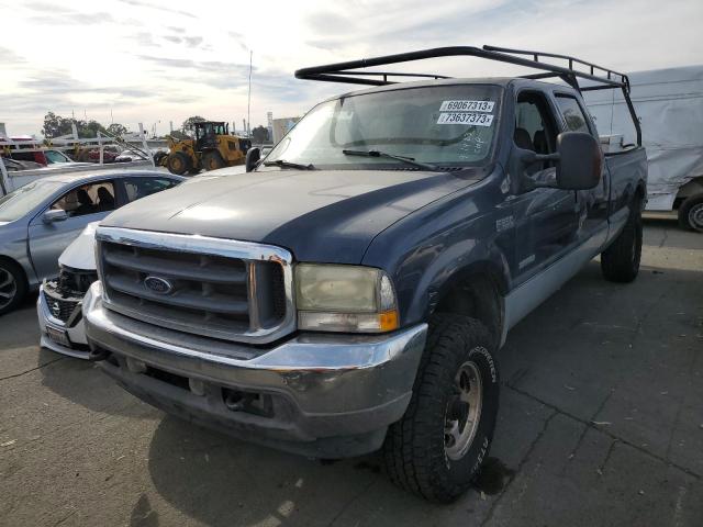 1FTSW31P84ED55723 - 2004 FORD F350 SRW SUPER DUTY BLUE photo 1