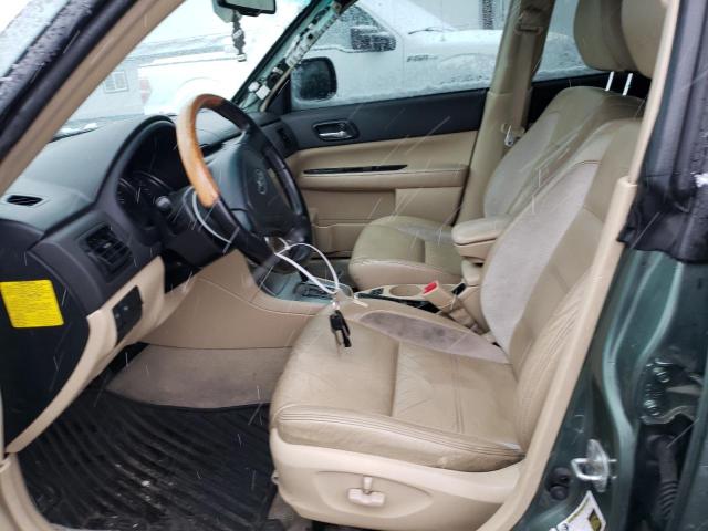 JF1SG67657H719134 - 2007 SUBARU FORESTER 2.5X LL BEAN GREEN photo 7