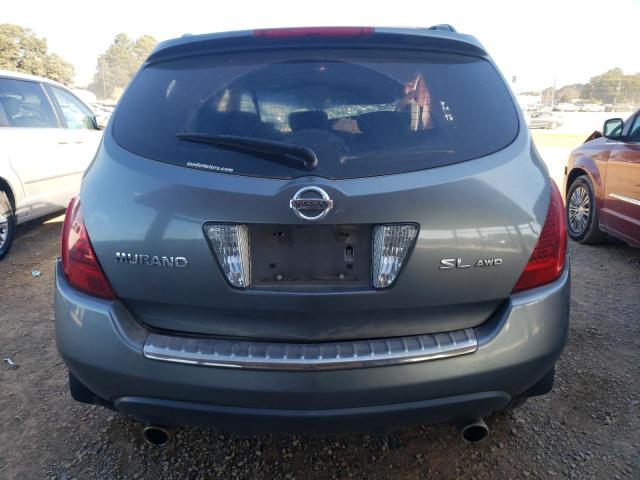 JN8AZ08W57W654717 - 2007 NISSAN MURANO SL GRAY photo 6