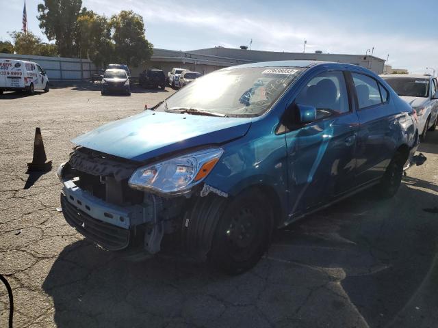 ML32F3FJ7KHF12583 - 2019 MITSUBISHI MIRAGE G4 ES BLUE photo 1