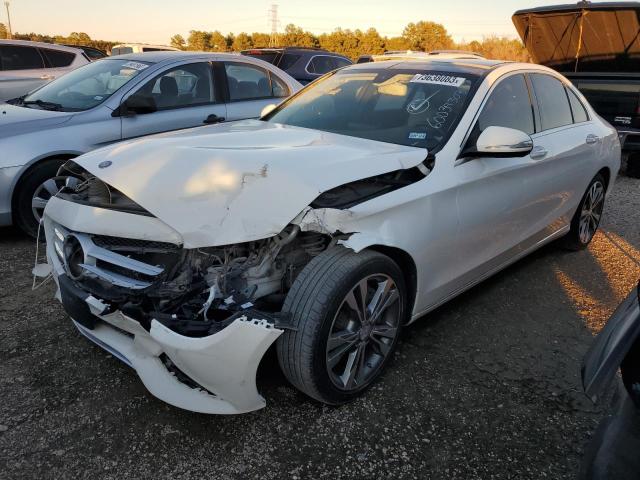 55SWF4JB8FU096162 - 2015 MERCEDES-BENZ C 300 WHITE photo 1