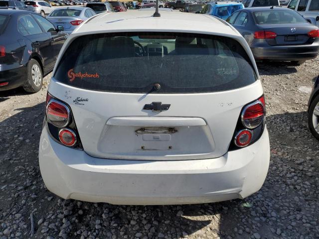 1G1JA6SH7D4130565 - 2013 CHEVROLET SONIC LS WHITE photo 6
