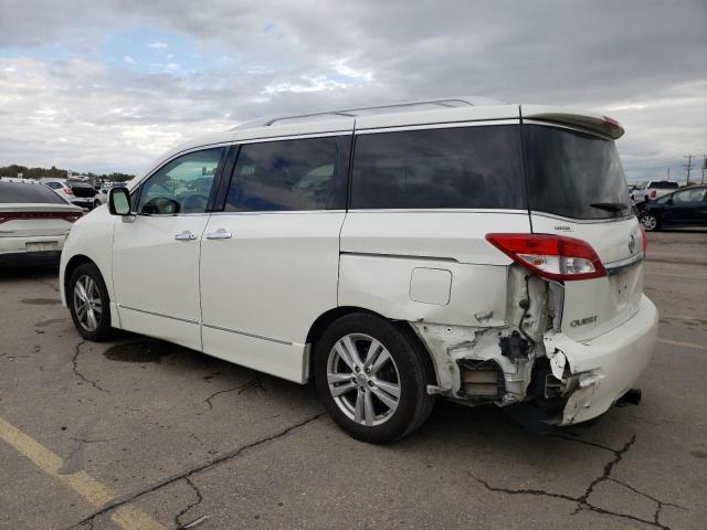 JN8AE2KP0C9033533 - 2012 NISSAN QUEST S WHITE photo 2