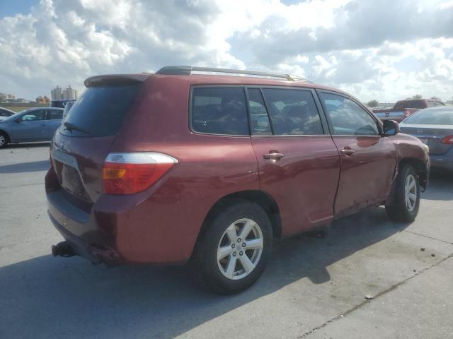 5TDKK3EH4AS006577 - 2010 TOYOTA HIGHLANDER SE RED photo 3