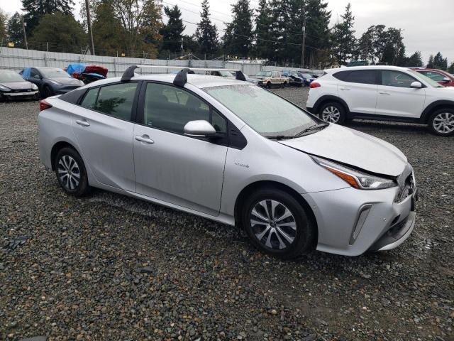 JTDL9MFU2M3024082 - 2021 TOYOTA PRIUS LE SILVER photo 4