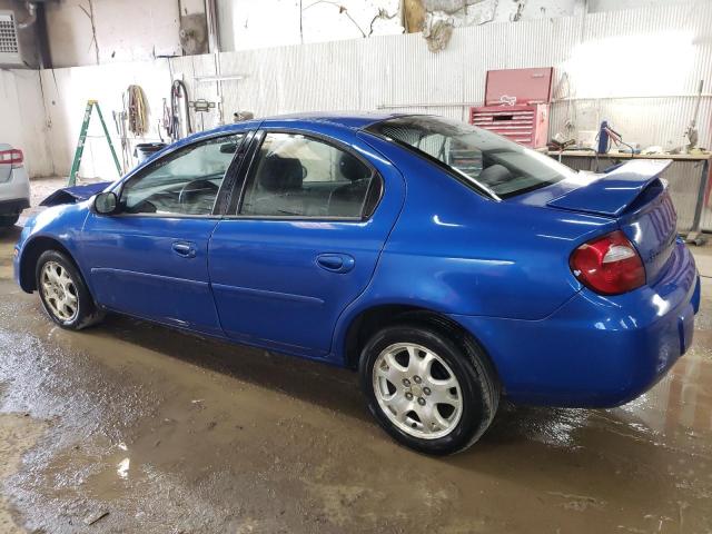 1B3ES56C65D263545 - 2005 DODGE NEON SXT BLUE photo 2