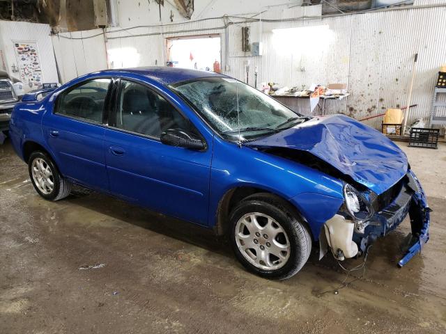 1B3ES56C65D263545 - 2005 DODGE NEON SXT BLUE photo 4