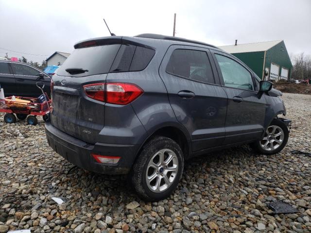 MAJ6S3GL4LC389028 - 2020 FORD ECOSPORT SE GRAY photo 3