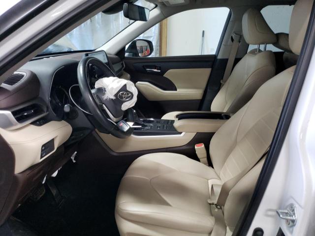 5TDHZRBH4NS560530 - 2022 TOYOTA HIGHLANDER XLE WHITE photo 7