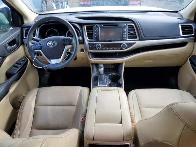 5TDKKRFH1GS128159 - 2016 TOYOTA HIGHLANDER XLE WHITE photo 8
