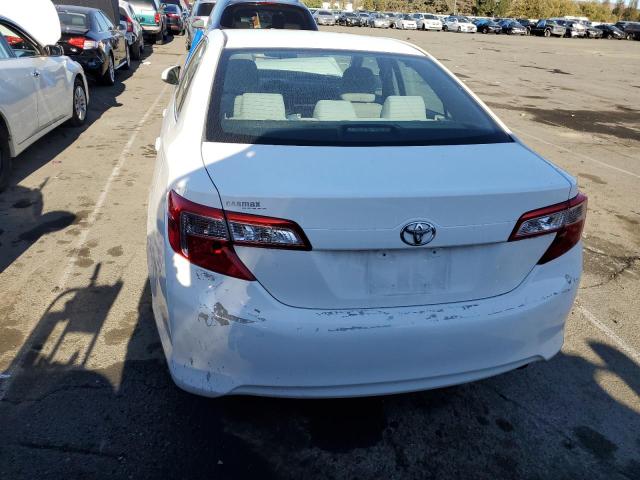 4T4BF1FK7CR196555 - 2012 TOYOTA CAMRY BASE WHITE photo 6