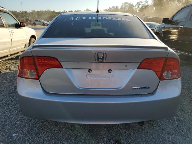 JHMFA362X6S005400 - 2006 HONDA CIVIC HYBRID SILVER photo 6