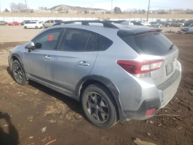 JF2GTABC1JH335145 - 2018 SUBARU CROSSTREK PREMIUM SILVER photo 2