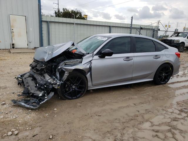 2HGFE2F59NH568195 - 2022 HONDA CIVIC SPORT 银色 照片 1