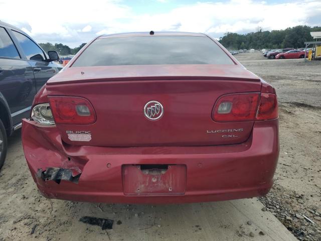 1G4HD57268U168611 - 2008 BUICK LUCERNE CXL RED photo 6