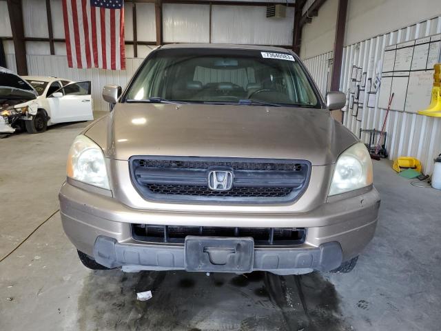 2HKYF18585H527687 - 2005 HONDA PILOT EXL TAN photo 5