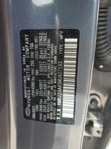 KM8J23A45MU407193 - 2021 HYUNDAI TUCSON SE GRAY photo 14