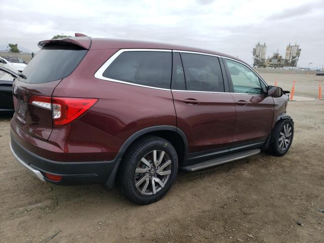 5FNYF5H54KB027415 - 2019 HONDA PILOT EXL BURGUNDY photo 3