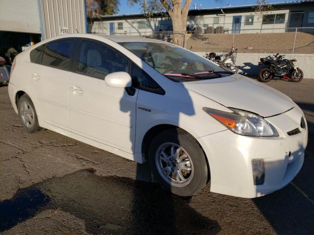 JTDKN3DUXB5330257 - 2011 TOYOTA PRIUS WHITE photo 4