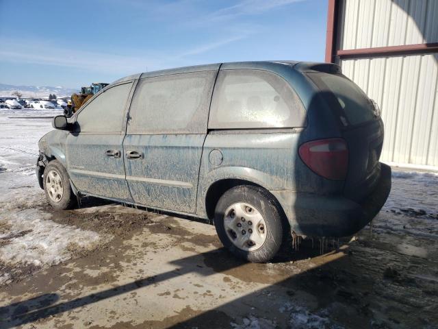 1B4GP25B11B134972 - 2001 DODGE CARAVAN SE BLUE photo 2