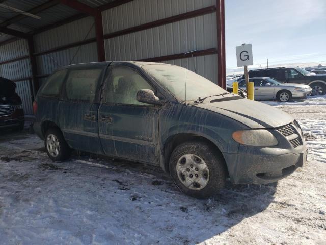 1B4GP25B11B134972 - 2001 DODGE CARAVAN SE BLUE photo 4