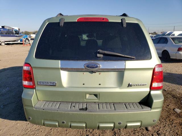 1FMCU5K30AKB54036 - 2010 FORD ESCAPE HYBRID GREEN photo 6