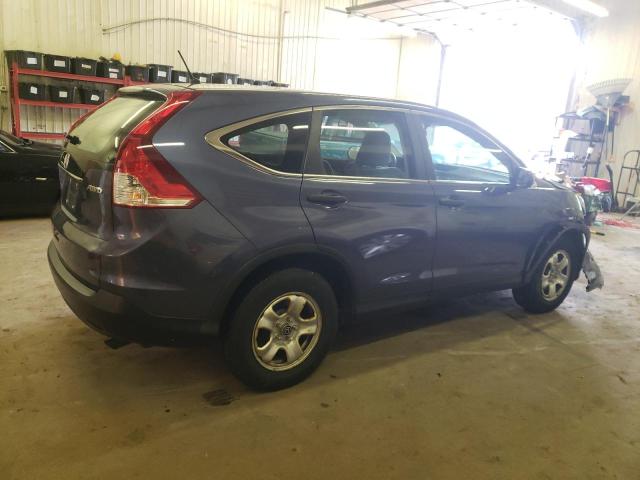 2HKRM4H38EH617139 - 2014 HONDA CR-V LX BLUE photo 3