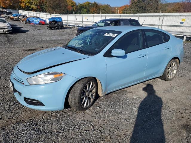 1C3CDFBAXDD270723 - 2013 DODGE DART SXT BLUE photo 1