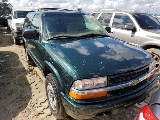 1GNCT18W52K187799 - 2002 CHEVROLET BLAZER GREEN photo 5