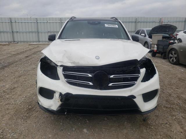 4JGDA5GB5HA885235 - 2017 MERCEDES-BENZ GLE 400 4MATIC WHITE photo 5