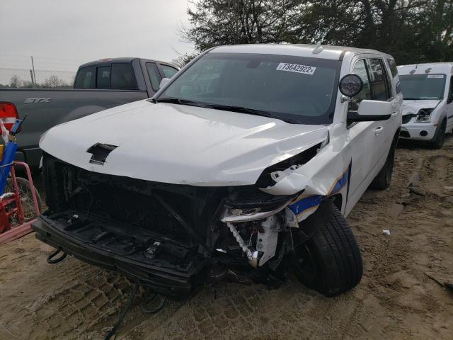 1GNSKDEC9LR274978 - 2020 CHEVROLET TAHOE POLICE WHITE photo 1