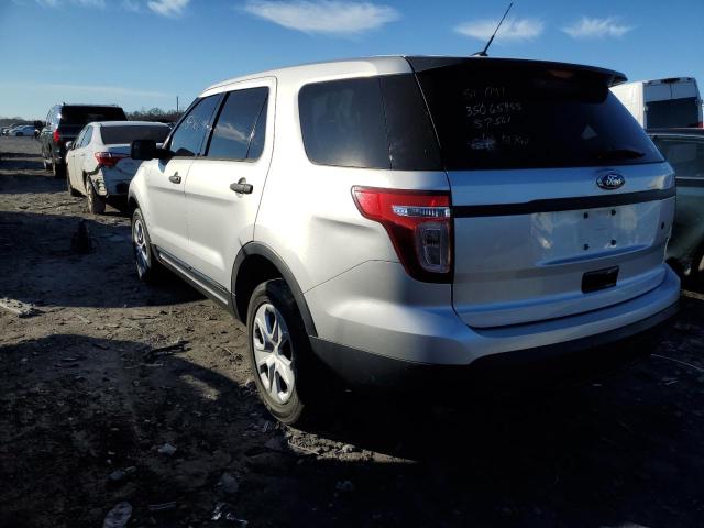 1FM5K8AR9FGA46448 - 2015 FORD EXPLORER POLICE INTERCEPTOR SILVER photo 2