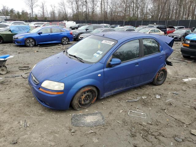KL1TD52605B317828 - 2005 CHEVROLET AVEO BASE BLUE photo 1