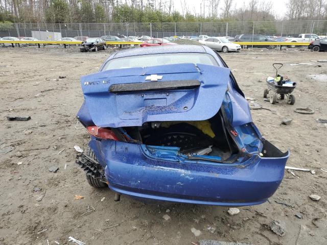 KL1TD52605B317828 - 2005 CHEVROLET AVEO BASE BLUE photo 6