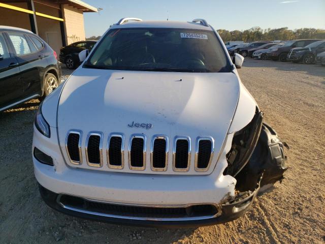 1C4PJLDB3GW259033 - 2016 JEEP CHEROKEE LIMITED WHITE photo 5