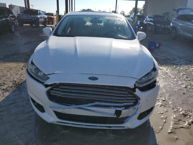 3FA6P0LU2ER327307 - 2014 FORD FUSION SE HYBRID WHITE photo 5