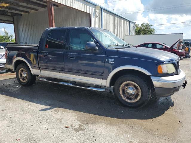 1FTRW07643KD86334 - 2003 FORD F150 SUPERCREW BLUE photo 4