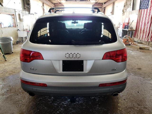 WA1AV74L27D007192 - 2007 AUDI Q7 4.2 QUATTRO SILVER photo 6