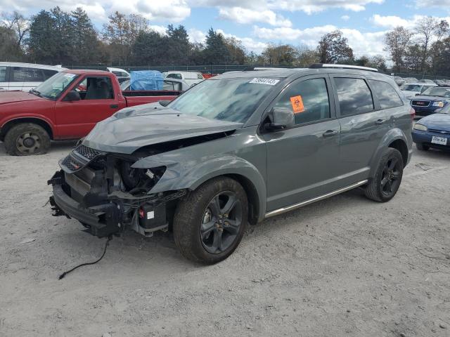 3C4PDCGG4KT706921 - 2019 DODGE JOURNEY CROSSROAD SILVER photo 1