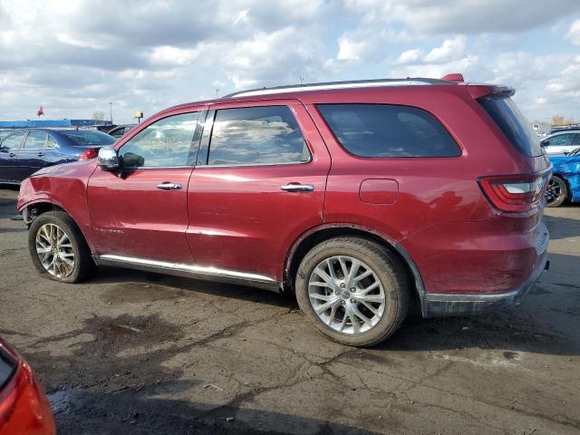 1C4RDJEG2FC177535 - 2015 DODGE DURANGO CITADEL MAROON photo 2