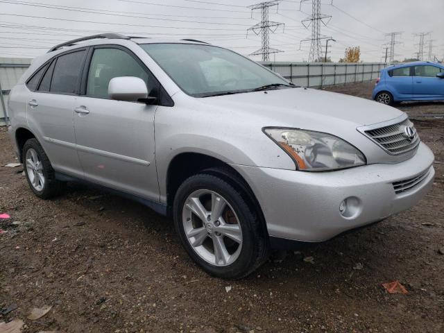 JTJHW31U282852996 - 2008 LEXUS RX 400H SILVER photo 4