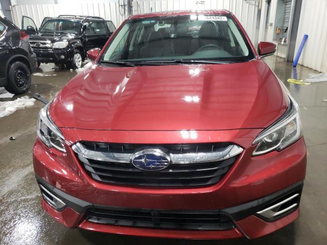 4S3BWAN6XN3011216 - 2022 SUBARU LEGACY LIMITED MAROON photo 5