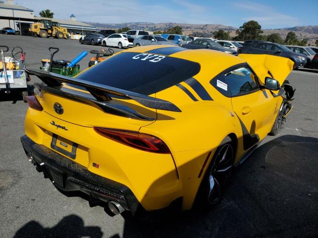 WZ1DB0C02NW046331 - 2022 TOYOTA SUPRA BASE YELLOW photo 3