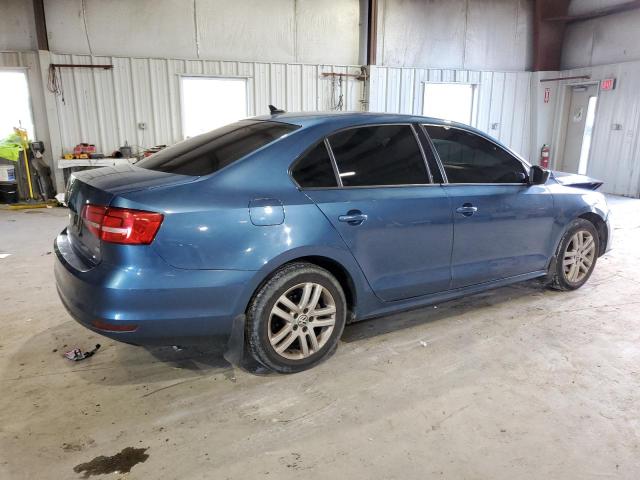 3VWLA7AJ9FM208021 - 2015 VOLKSWAGEN JETTA TDI BLUE photo 3