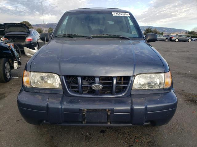 KNDJA723215705145 - 2001 KIA SPORTAGE BLUE photo 5