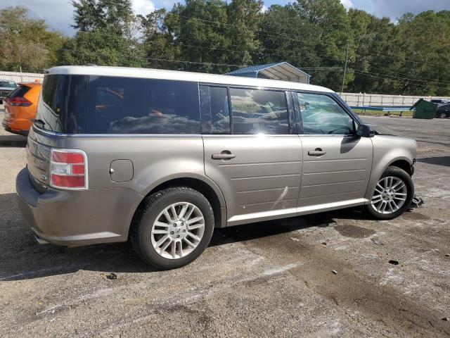 2FMHK6C81DBD10319 - 2013 FORD FLEX SEL GRAY photo 3