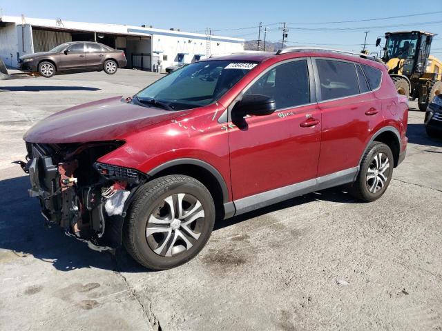 2T3ZFREV4JW432439 - 2018 TOYOTA RAV4 LE RED photo 1