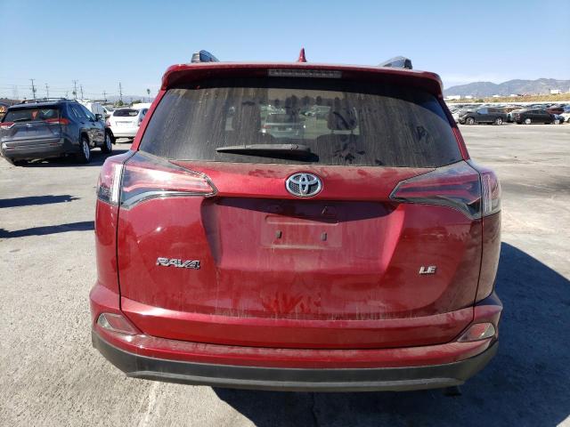 2T3ZFREV4JW432439 - 2018 TOYOTA RAV4 LE RED photo 6