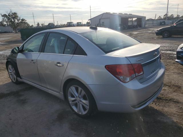 1G1PG5SB8F7299218 - 2015 CHEVROLET CRUZE LTZ SILVER photo 2