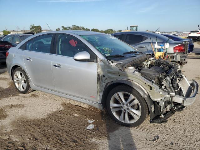 1G1PG5SB8F7299218 - 2015 CHEVROLET CRUZE LTZ SILVER photo 4